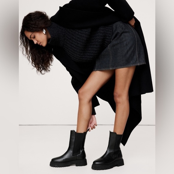 Banana Republic Black Ankle Boots - Picture 3 of 16